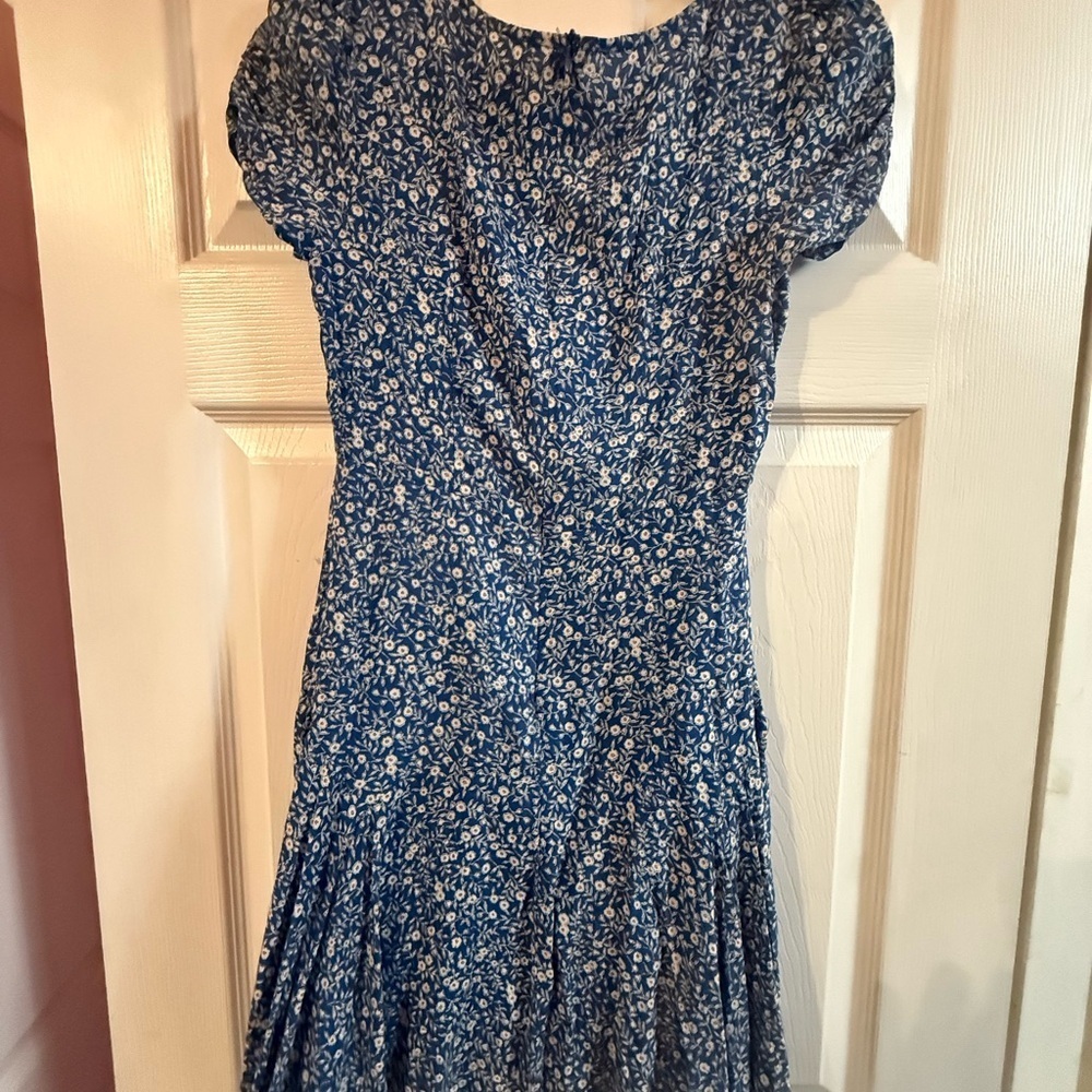 Princess Polly Navy Floral Mini Dress - Picture 4 of 4